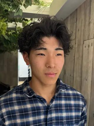 メンズ REBECCA 宮崎伊玖のヘアスタイル