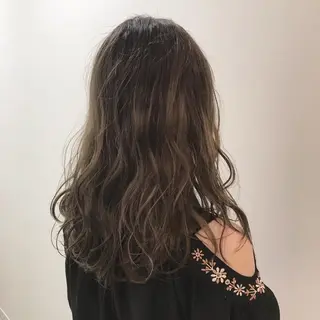 ミディアム カラー 店長 大方康暉のヘアスタイル