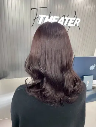 セミロング 透明感カラー🤎 あすまのヘアスタイル
