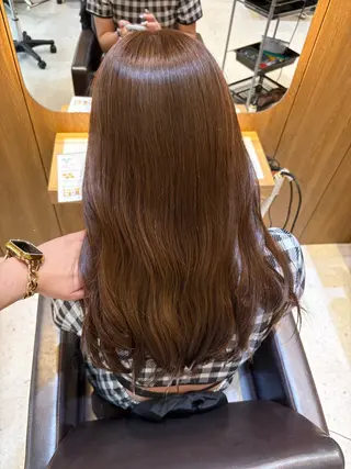 ロング カラー ❤️【暖色カラー】/ HARUKA🍒❤️のヘアスタイル