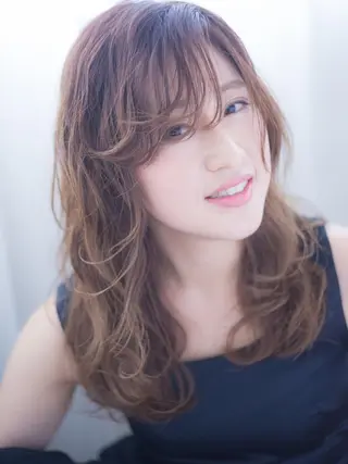 ミディアム カラー flencia 丸 和博|カットのヘアスタイル