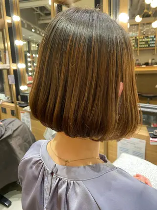 ミディアム unopulir 景山 凌のヘアスタイル