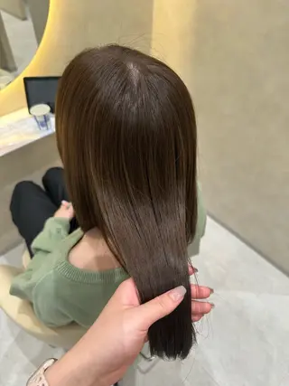 セミロング 艶カラー✨ ʜɪʀᴀʀɪのヘアスタイル