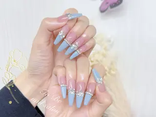 ロング Nail Salon To Be珈月のネイルデザイン