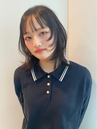ミディアム カラー mai / linoah˚✧のヘアスタイル