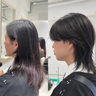 ロング メンズ 似合わせスタイル 表参道🌿ちえのヘアスタイル