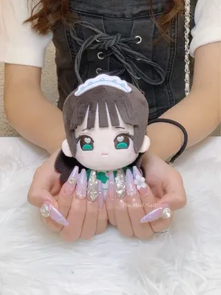 ネイル HANA 長さだしのネイルデザイン