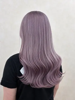 ロング カラー 倉澤 愛理のヘアスタイル