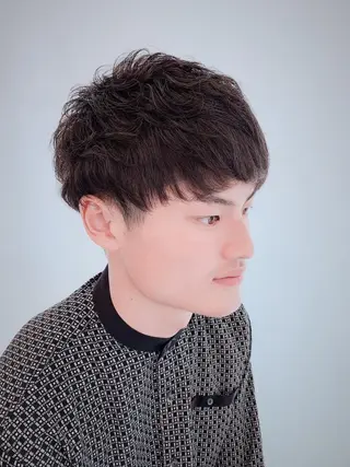 ショート パーマ メンズ 美髪矯正・髪質改善 【中村吉孝】のヘアスタイル