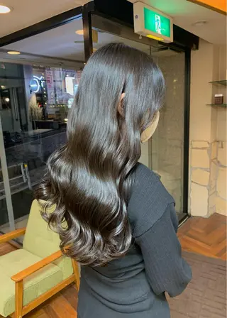 ロング カラー 矢野 晃平のヘアスタイル