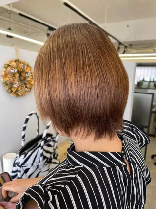 ショート 愛　莉/大阪美容室 /ケア・艶カラーのヘアスタイル