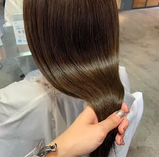 ロング kiyono ⭐︎ダブルカラーのヘアスタイル