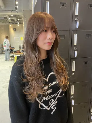 ロング カラー 🤍レイヤー/透明感 /haruka🤍のヘアスタイル