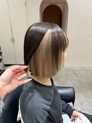 カラー 松下 愛生のヘアスタイル