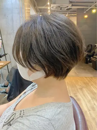 ショート カラー 増山 大起のヘアスタイル