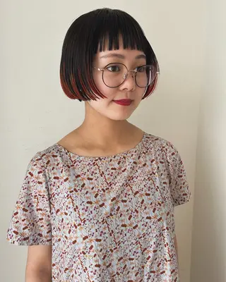 ショート カラー 村上雅人 ナチュラルモードのヘアスタイル