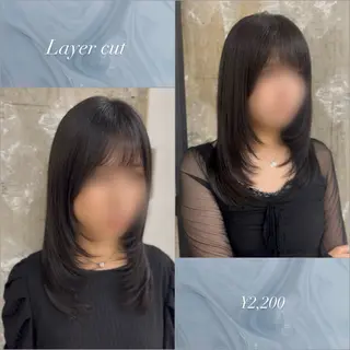ミディアム レイヤー⌇﻿アレンジ ⌇﻿misato🩶のヘアスタイル