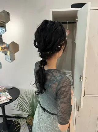 ロング カラー ヘアアレンジ 「sumi」 AMIのヘアスタイル