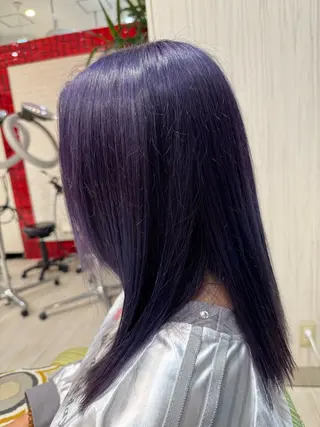 セミロング 松尾 怜奈のヘアスタイル