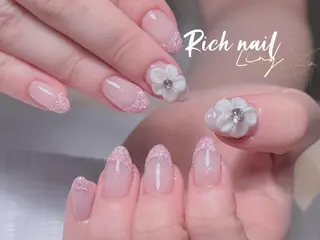 ネイル Rich Nail 🤲🏻梨央のネイルデザイン