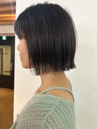 ショート ボブ×縮毛矯正 ryotaのヘアスタイル