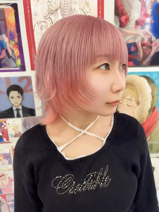 ショート ウルフカット 渋谷の人のヘアスタイル