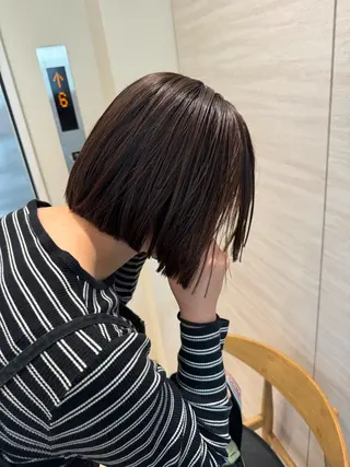 ショート 艶カラー/似合わせ 💖Emmy💖のヘアスタイル