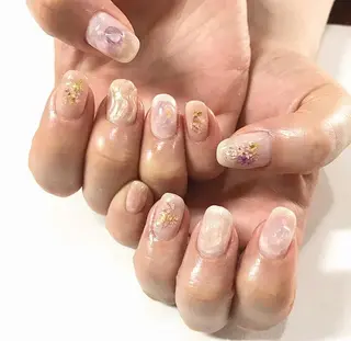 ネイル 渋谷/チップ長さ出し 👑アプレgel-xのネイルデザイン