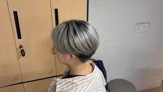 ショート tokute 中野真咲🐺のヘアスタイル