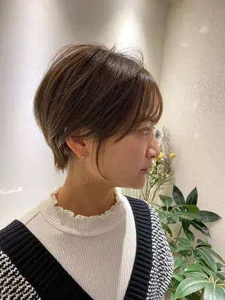 ショート 艶髪 森田/嵩士のヘアスタイル