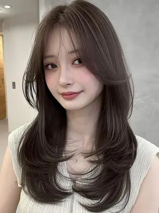 セミロング MARIN /天王寺 🤍のヘアスタイル