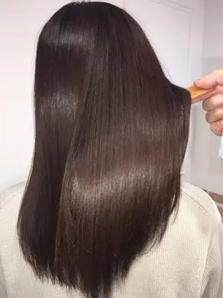 セミロング カラー 草薙 大のヘアスタイル