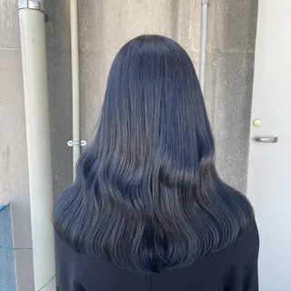 ロング カラー ヘアアレンジ 縮毛矯正/髪質改善/ ブリーチ毛/木元渓太のヘアスタイル