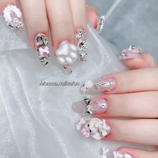 ネイル MoMoA Nail ネイル長さ出し専門店のネイルデザイン