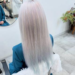 ロング カラー 渋谷🤍ハイトーン 🤍ボブ🤍FUMUのヘアスタイル