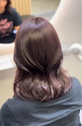 セミロング カラー パーマ ヘアアレンジ Hz【ヘルツ】 masakiのヘアスタイル