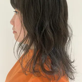 ミディアム kiyono ⭐︎ダブルカラーのヘアスタイル