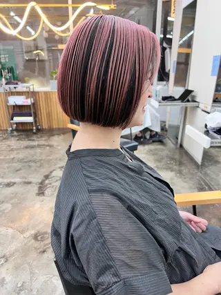 ショート chamo 朝ラク5分ショートのヘアスタイル