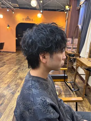 パーマ メンズ 菅野 涼 ARTS litaのヘアスタイル