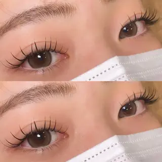 マツエク・マツパ AOI🎀 顔周り カット/透明感カラーのマツエク・マツパデザイン