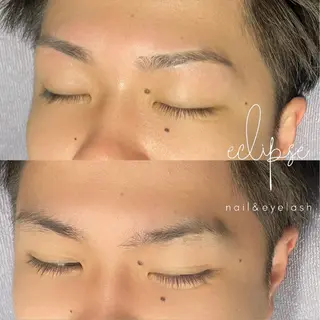 メンズ アイブロウ eclipse eyelashのマツエク・マツパデザイン