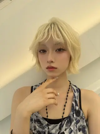 ショート カラー 💎透明感カラー特化 💎TAISEIのヘアスタイル