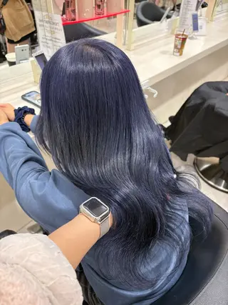 ロング カラー ヘアアレンジ 💟RINNA 艶カラー💟のヘアスタイル