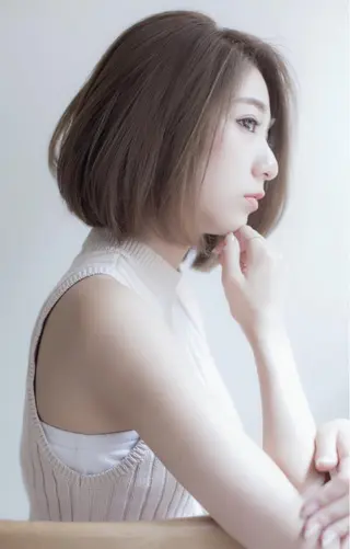 ショート バレイヤージュ 藤沢 髪質改善 竹内ケンゴのヘアスタイル