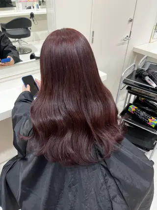ミディアム カラー 💟RINNA 艶カラー💟のヘアスタイル