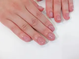 ネイル はばすみれ🎀ﾈｲﾙ 光ﾌｪｲｼｬﾙ ﾍｱのネイルデザイン