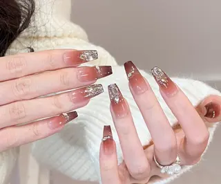 ネイル By moonネイル 🌷ワンホン/韓国風のネイルデザイン