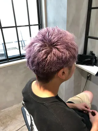 ショート カラー メンズ shinka omotesandoのヘアスタイル