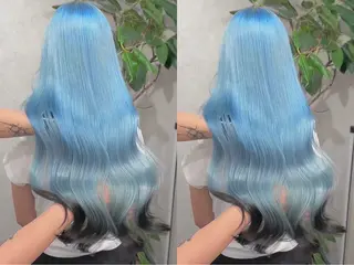 ロング カラー shun/ハイトーン /透明感カラー️🫧のヘアスタイル