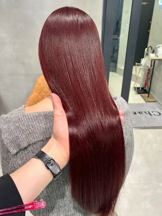 ロング カラー うる艶カラー 顔周りカット♡ikuのヘアスタイル